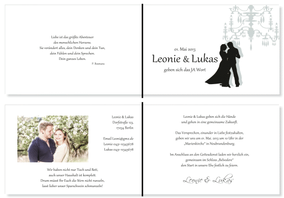  Einladungskarten Hochzeit, Hochzeitseinladungen, Hochzeitskarten, Einladungen für Hochzeit