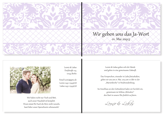  Einladungskarten Hochzeit, Hochzeitseinladungen, Hochzeitskarten, Einladungen für Hochzeit