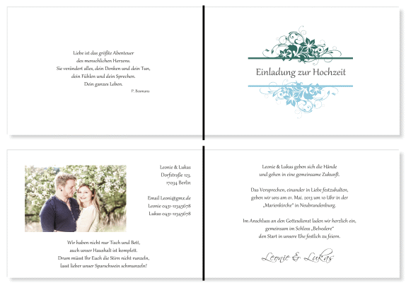  Einladungskarten Hochzeit, Hochzeitseinladungen, Hochzeitskarten, Einladungen für Hochzeit