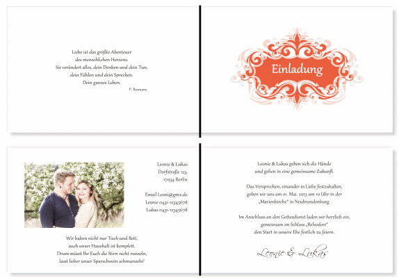  Einladungskarten Hochzeit, Hochzeitseinladungen, Hochzeitskarten, Einladungen für Hochzeit