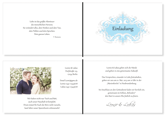  Einladungskarten Hochzeit, Hochzeitseinladungen, Hochzeitskarten, Einladungen für Hochzeit