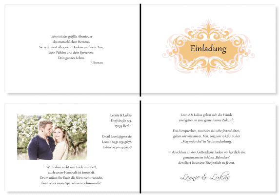  Einladungskarten Hochzeit, Hochzeitseinladungen, Hochzeitskarten, Einladungen für Hochzeit