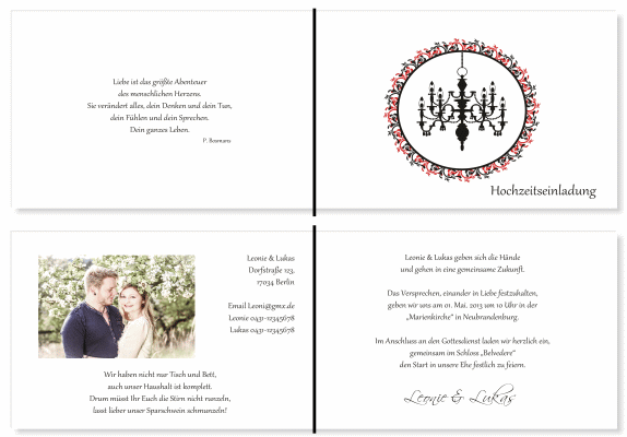  Einladungskarten Hochzeit, Hochzeitseinladungen, Hochzeitskarten, Einladungen für Hochzeit