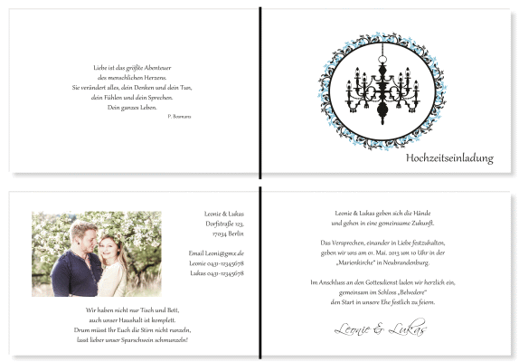  Einladungskarten Hochzeit, Hochzeitseinladungen, Hochzeitskarten, Einladungen für Hochzeit