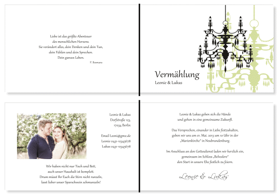  Einladungskarten Hochzeit, Hochzeitseinladungen, Hochzeitskarten, Einladungen für Hochzeit
