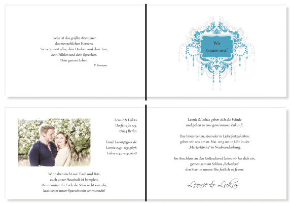  Einladungskarten Hochzeit, Hochzeitseinladungen, Hochzeitskarten, Einladungen für Hochzeit