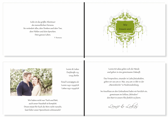  Einladungskarten Hochzeit, Hochzeitseinladungen, Hochzeitskarten, Einladungen für Hochzeit