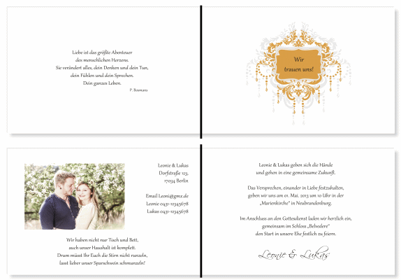  Einladungskarten Hochzeit, Hochzeitseinladungen, Hochzeitskarten, Einladungen für Hochzeit