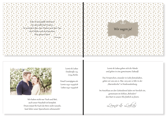  Einladungskarten Hochzeit, Hochzeitseinladungen, Hochzeitskarten, Einladungen für Hochzeit