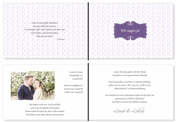  Einladungskarten Hochzeit, Hochzeitseinladungen, Hochzeitskarten, Einladungen für Hochzeit