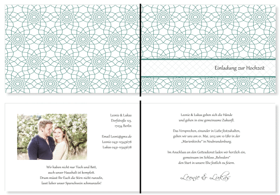  Einladungskarten Hochzeit, Hochzeitseinladungen, Hochzeitskarten, Einladungen für Hochzeit