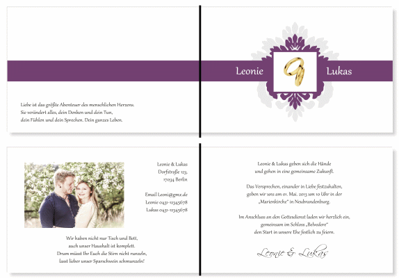  Einladungskarten Hochzeit, Hochzeitseinladungen, Hochzeitskarten, Einladungen für Hochzeit