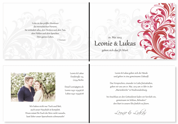  Einladungskarten Hochzeit, Hochzeitseinladungen, Hochzeitskarten, Einladungen für Hochzeit