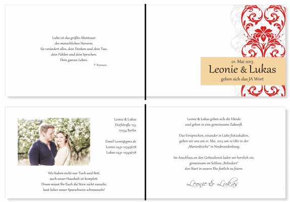  Einladungskarten Hochzeit, Hochzeitseinladungen, Hochzeitskarten, Einladungen für Hochzeit