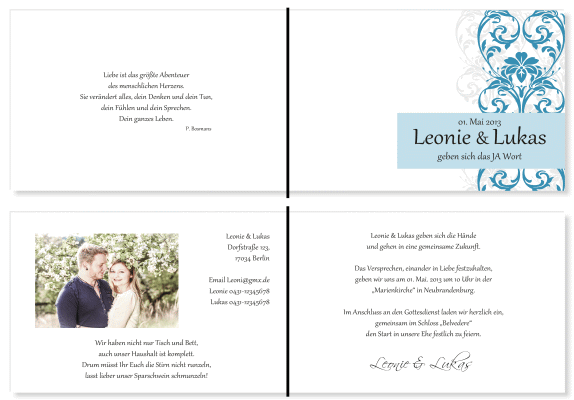  Einladungskarten Hochzeit, Hochzeitseinladungen, Hochzeitskarten, Einladungen für Hochzeit