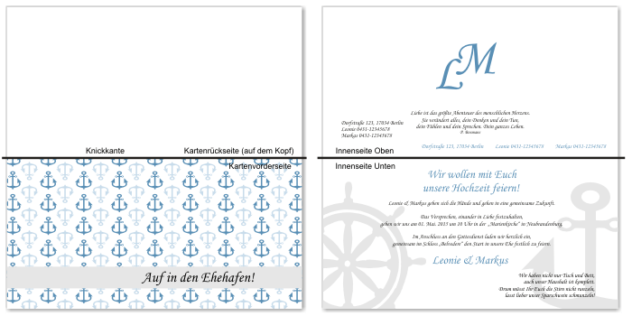 Einladungskarten Hochzeit, Hochzeitseinladungen, Hochzeitskarten, Einladungen für Hochzeit