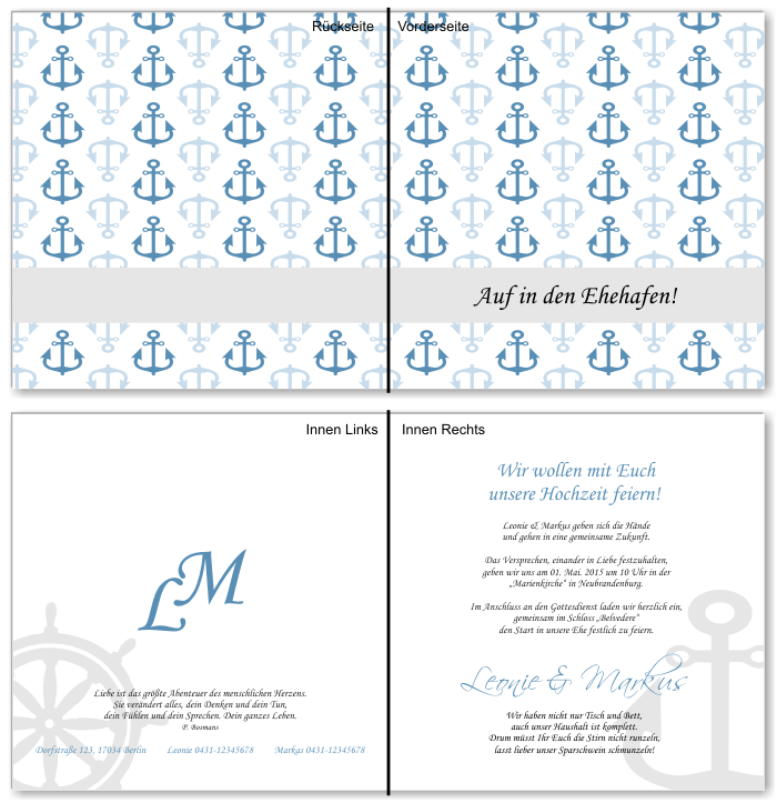  Einladungskarten Hochzeit, Hochzeitseinladungen, Hochzeitskarten, Einladungen für Hochzeit