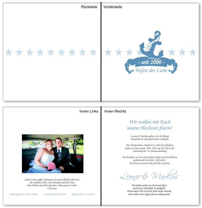  Einladungskarten Hochzeit, Hochzeitseinladungen, Hochzeitskarten, Einladungen für Hochzeit