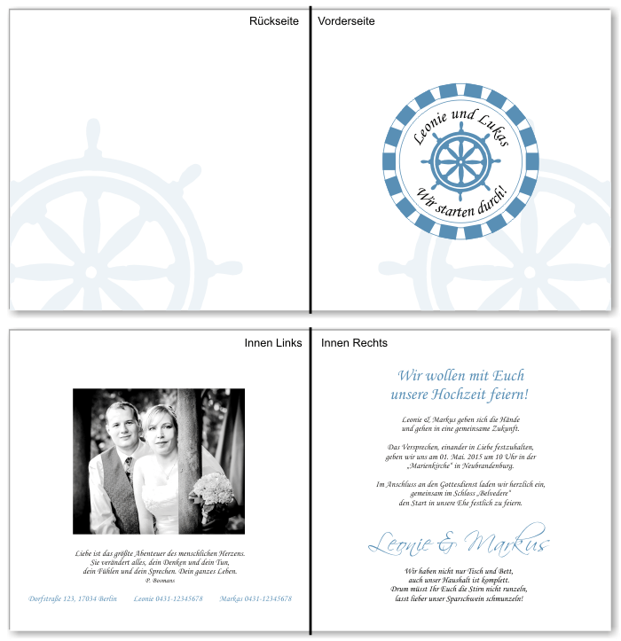  Einladungskarten Hochzeit, Hochzeitseinladungen, Hochzeitskarten, Einladungen für Hochzeit