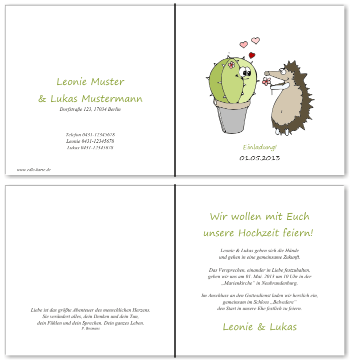  Einladungskarten Hochzeit, Hochzeitseinladungen, Hochzeitskarten, Einladungen für Hochzeit