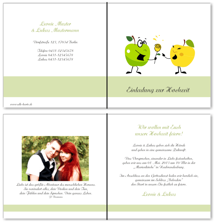  Einladungskarten Hochzeit, Hochzeitseinladungen, Hochzeitskarten, Einladungen für Hochzeit