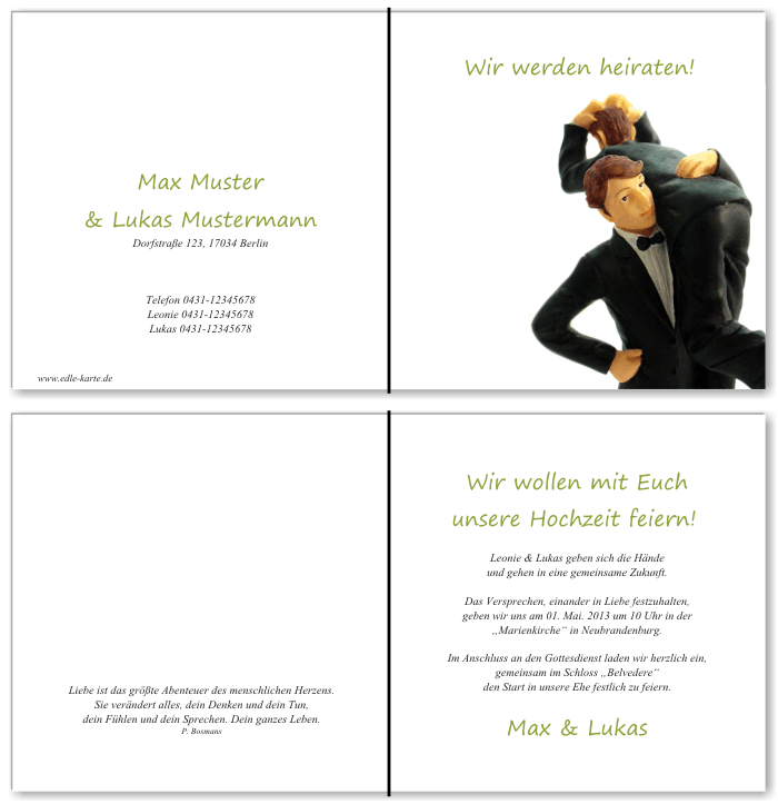  Einladungskarten Hochzeit, Hochzeitseinladungen, Hochzeitskarten, Einladungen für Hochzeit