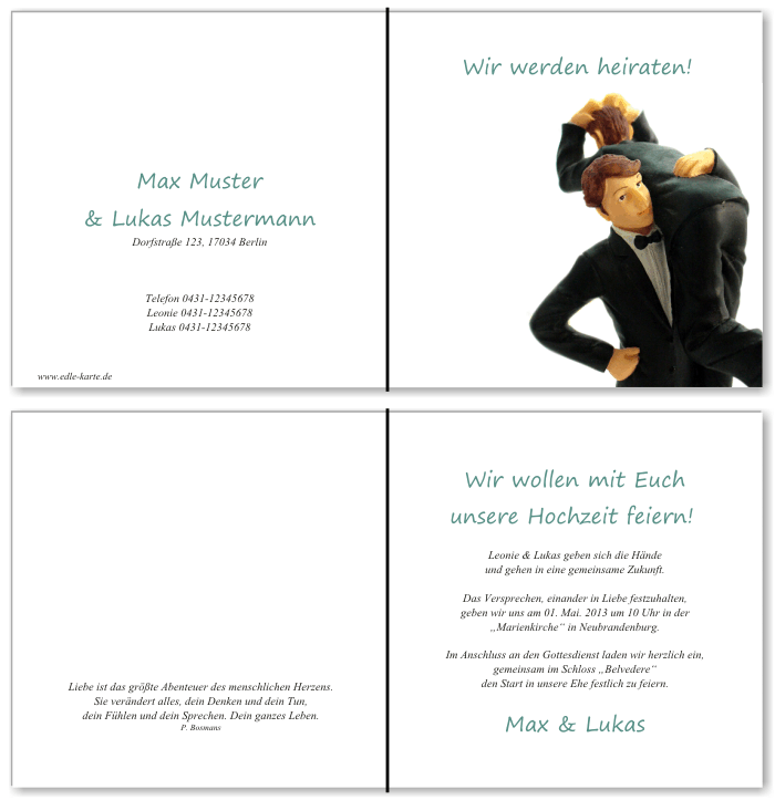  Einladungskarten Hochzeit, Hochzeitseinladungen, Hochzeitskarten, Einladungen für Hochzeit