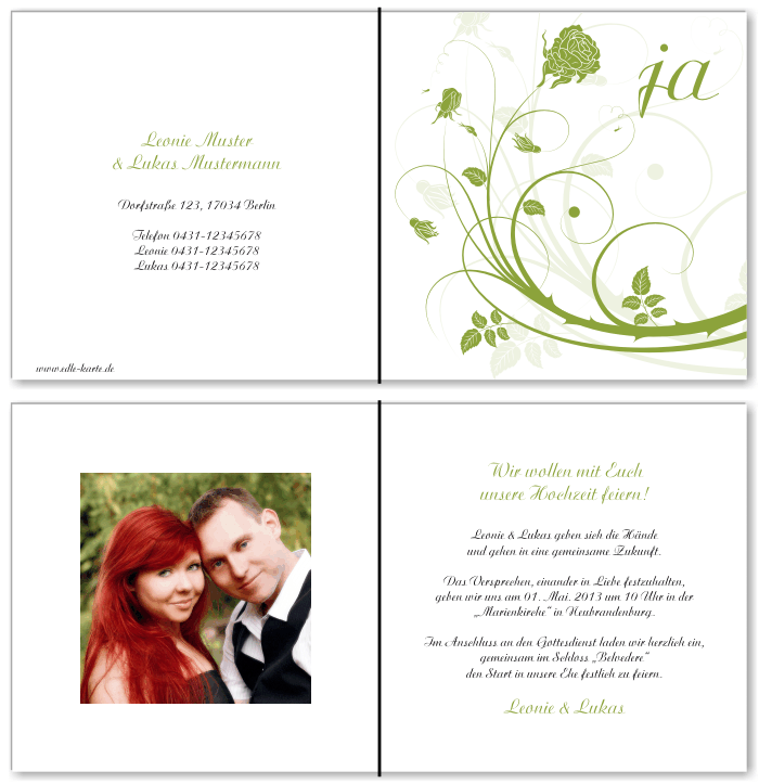  Einladungskarten Hochzeit, Hochzeitseinladungen, Hochzeitskarten, Einladungen für Hochzeit