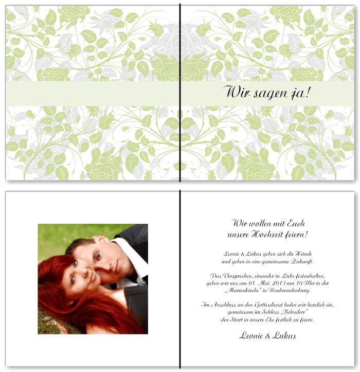  Einladungskarten Hochzeit, Hochzeitseinladungen, Hochzeitskarten, Einladungen für Hochzeit