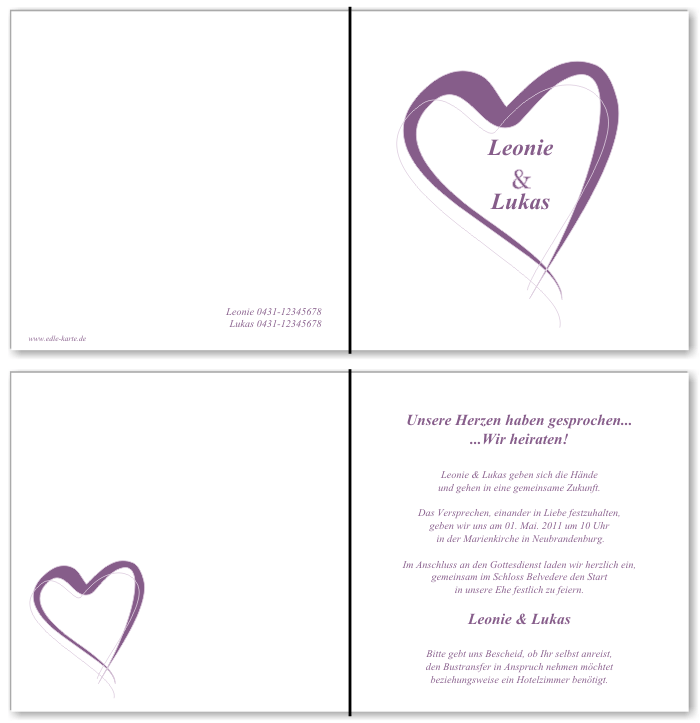  Einladungskarten Hochzeit, Hochzeitseinladungen, Hochzeitskarten, Einladungen für Hochzeit