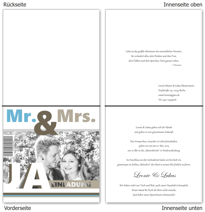 Einladungskarten Hochzeit, Hochzeitseinladungen, Hochzeitskarten, Einladungen für Hochzeit