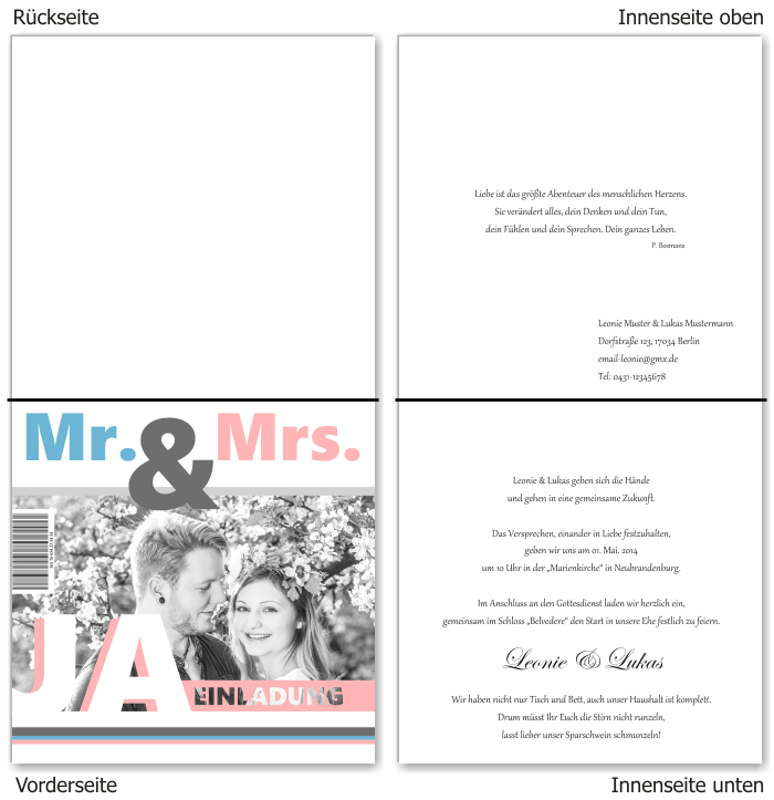  Einladungskarten Hochzeit, Hochzeitseinladungen, Hochzeitskarten, Einladungen für Hochzeit