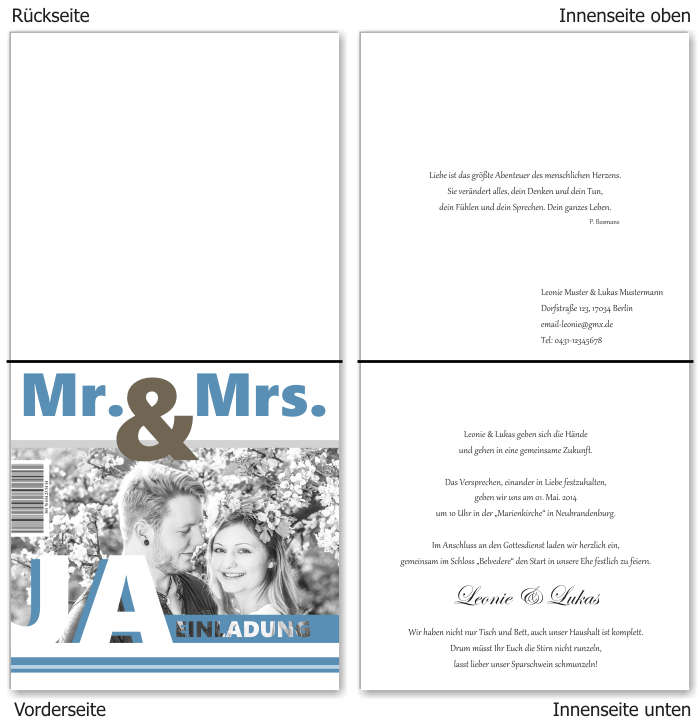  Einladungskarten Hochzeit, Hochzeitseinladungen, Hochzeitskarten, Einladungen für Hochzeit