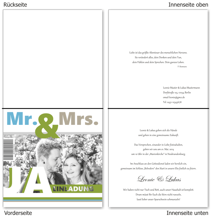  Einladungskarten Hochzeit, Hochzeitseinladungen, Hochzeitskarten, Einladungen für Hochzeit