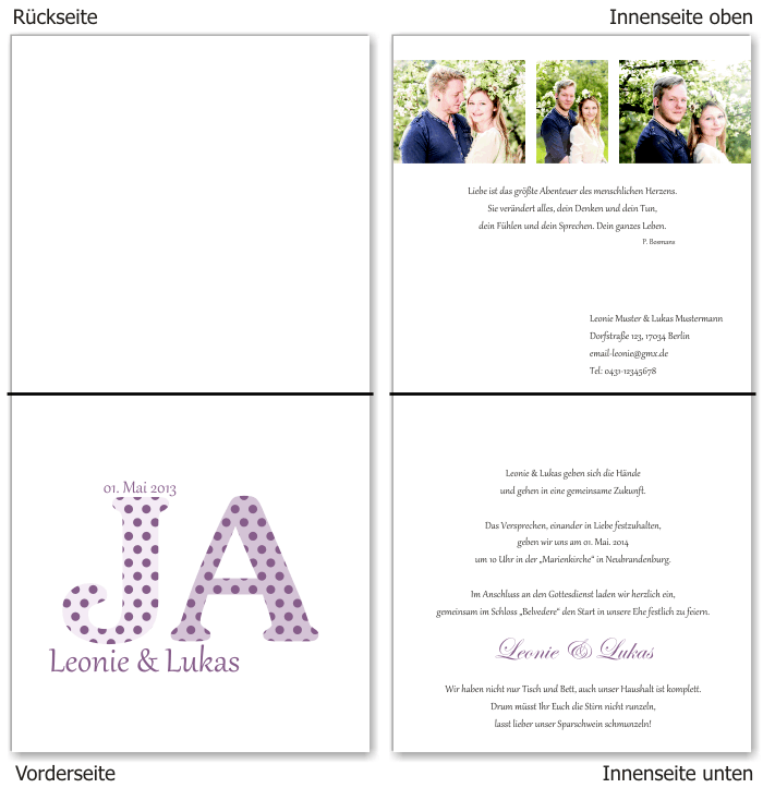  Einladungskarten Hochzeit, Hochzeitseinladungen, Hochzeitskarten, Einladungen für Hochzeit
