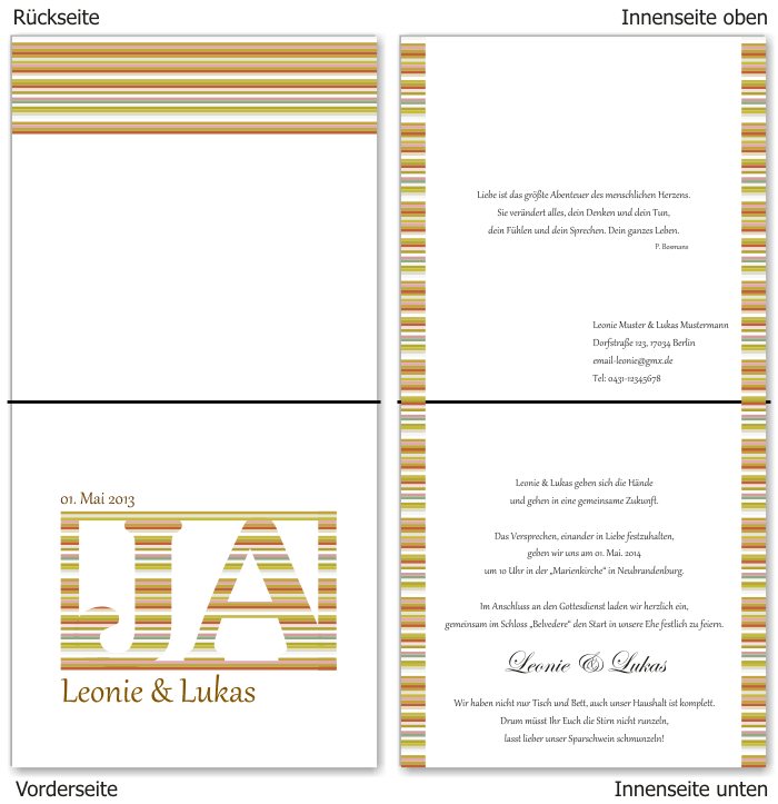  Einladungskarten Hochzeit, Hochzeitseinladungen, Hochzeitskarten, Einladungen für Hochzeit