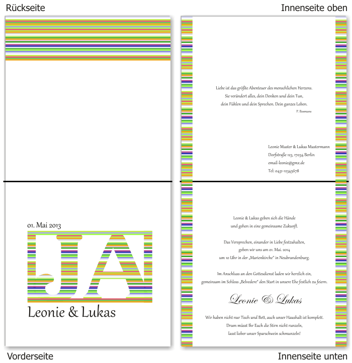  Einladungskarten Hochzeit, Hochzeitseinladungen, Hochzeitskarten, Einladungen für Hochzeit