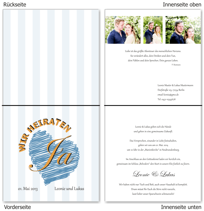  Einladungskarten Hochzeit, Hochzeitseinladungen, Hochzeitskarten, Einladungen für Hochzeit