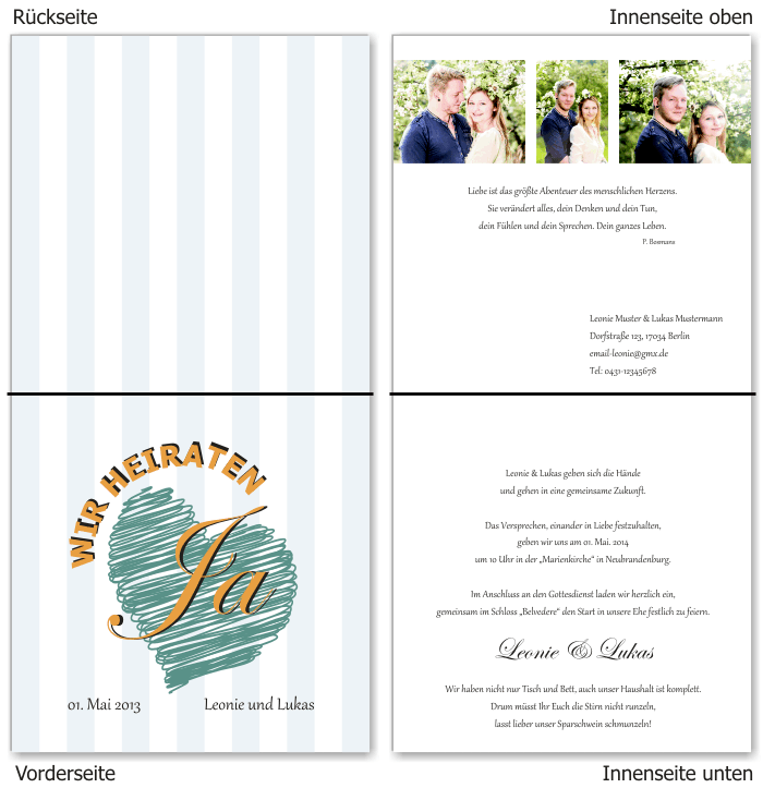  Einladungskarten Hochzeit, Hochzeitseinladungen, Hochzeitskarten, Einladungen für Hochzeit
