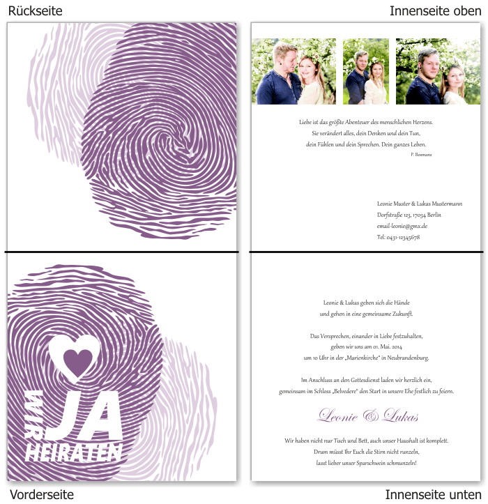  Einladungskarten Hochzeit, Hochzeitseinladungen, Hochzeitskarten, Einladungen für Hochzeit