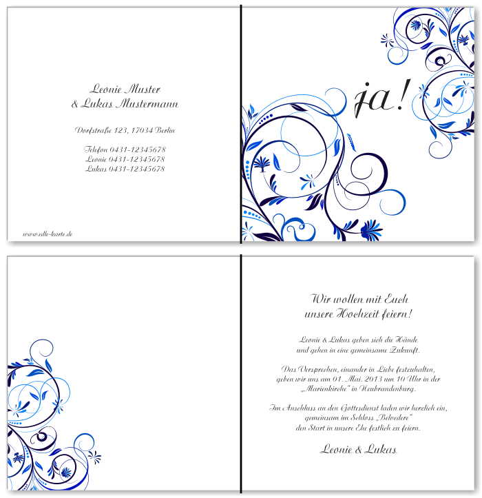 Einladungskarten Hochzeit, Hochzeitseinladungen, Hochzeitskarten, Einladungen für Hochzeit