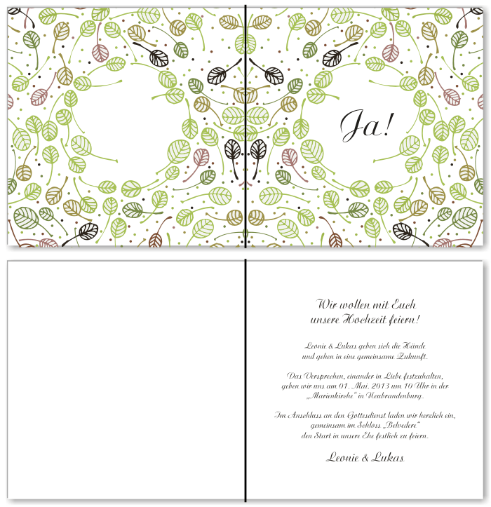  Einladungskarten Hochzeit, Hochzeitseinladungen, Hochzeitskarten, Einladungen für Hochzeit