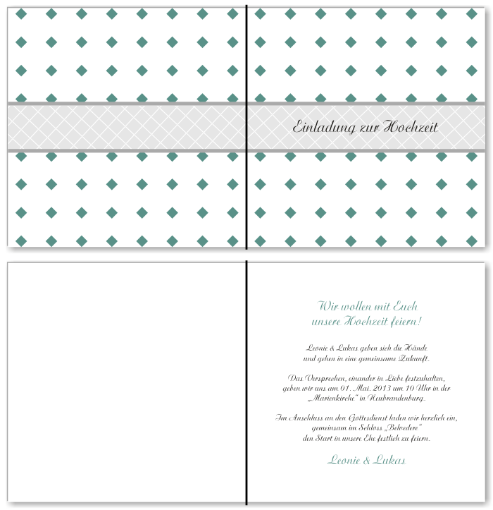  Einladungskarten Hochzeit, Hochzeitseinladungen, Hochzeitskarten, Einladungen für Hochzeit
