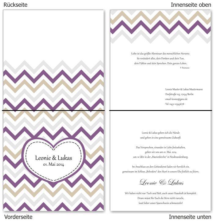  Einladungskarten Hochzeit, Hochzeitseinladungen, Hochzeitskarten, Einladungen für Hochzeit