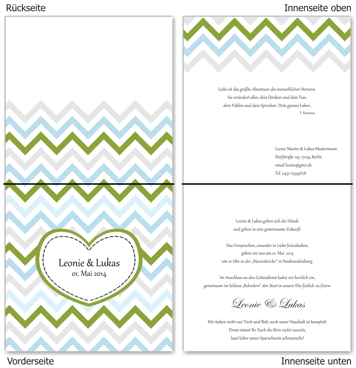  Einladungskarten Hochzeit, Hochzeitseinladungen, Hochzeitskarten, Einladungen für Hochzeit