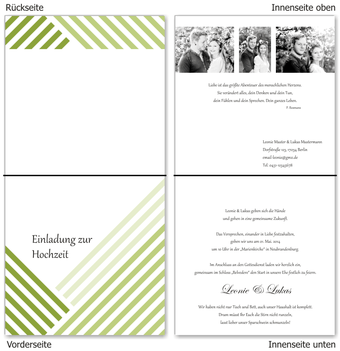  Einladungskarten Hochzeit, Hochzeitseinladungen, Hochzeitskarten, Einladungen für Hochzeit