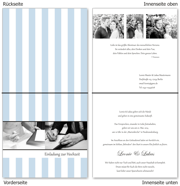  Einladungskarten Hochzeit, Hochzeitseinladungen, Hochzeitskarten, Einladungen für Hochzeit