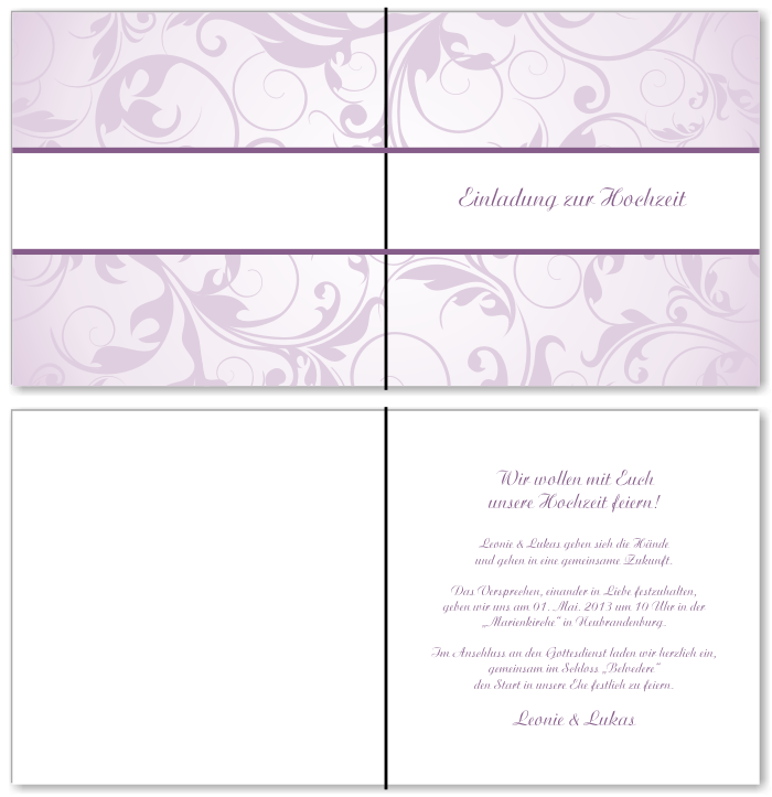  Einladungskarten Hochzeit, Hochzeitseinladungen, Hochzeitskarten, Einladungen für Hochzeit