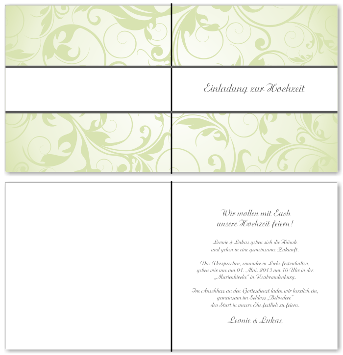  Einladungskarten Hochzeit, Hochzeitseinladungen, Hochzeitskarten, Einladungen für Hochzeit