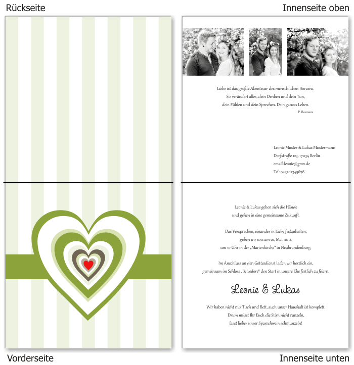  Einladungskarten Hochzeit, Hochzeitseinladungen, Hochzeitskarten, Einladungen für Hochzeit
